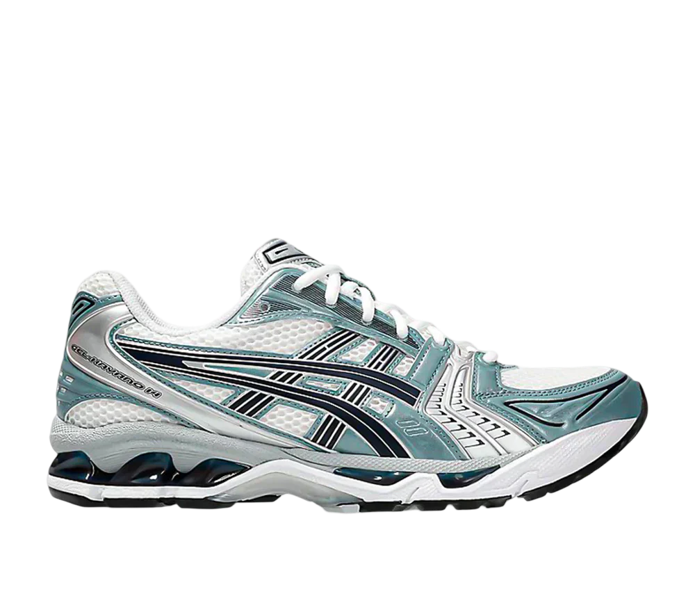 ASICS Gel-Kayano 14 — White / Fjord Grey